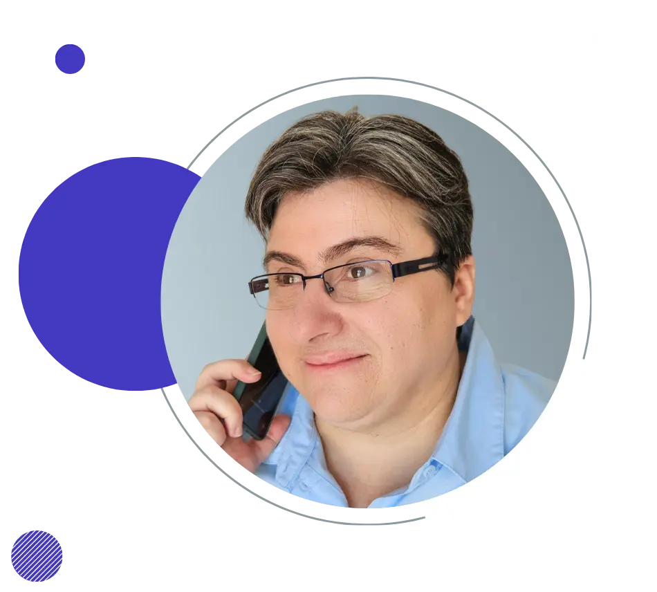 mobile phone held up to ear